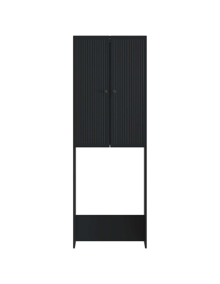 Mobile Bagno EDE Nero 66 x 25,5 x 190 cm Legno ingegnerizzato
