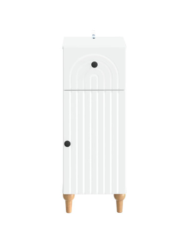 Mobiletto da Bagno ALKMAAR Bianco 30 x 31 x 80 cm
