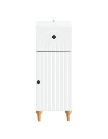 Mobiletto da Bagno ALKMAAR Bianco 30 x 31 x 80 cm