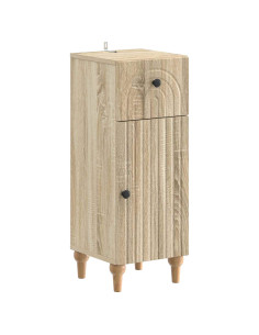 Mobiletto da Bagno ALKMAAR Rovere Sonoma 30 x 31 x 80 cm