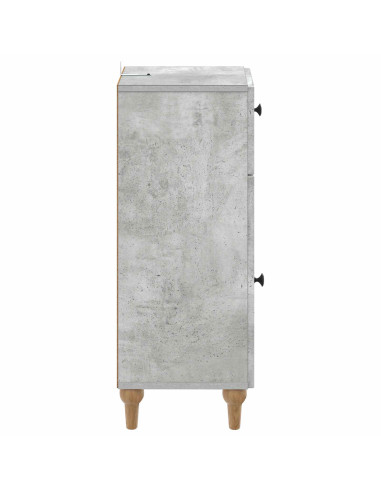 Mobiletto da Bagno ALKMAAR Grigio Cemento 30 x 31 x 80 cm