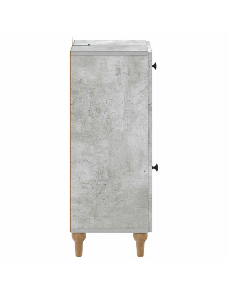 Mobiletto da Bagno ALKMAAR Grigio Cemento 30 x 31 x 80 cm