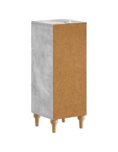 Mobiletto da Bagno ALKMAAR Grigio Cemento 30 x 31 x 80 cm