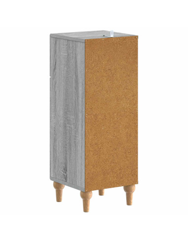 Mobiletto da Bagno ALKMAAR Sonoma grigio 30 x 31 x 80 cm