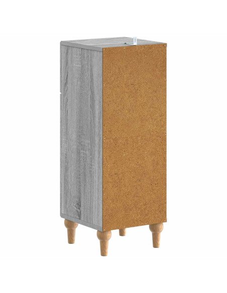 Mobiletto da Bagno ALKMAAR Sonoma grigio 30 x 31 x 80 cm