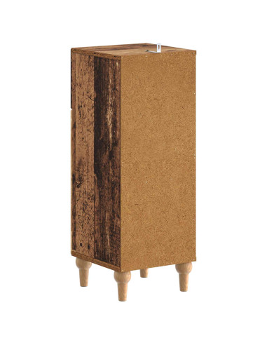Mobiletto da Bagno ALKMAAR Legno antico 30 x 31 x 80 cm