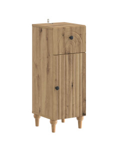 Mobiletto da Bagno ALKMAAR Rovere Artigianale 30 x 31 x 80 cm