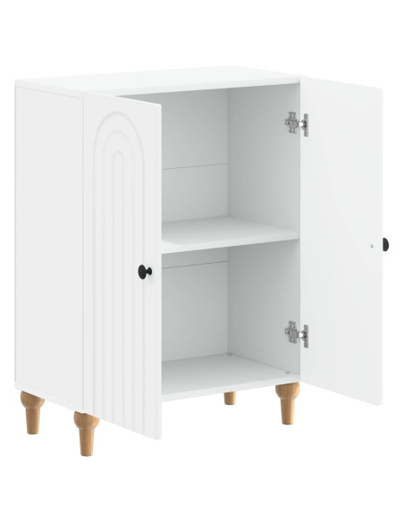 Mobiletto da Bagno ALKMAAR Bianco 59,5 x 31 x 80 cm