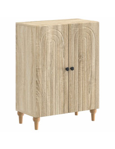 Mobiletto da Bagno ALKMAAR Rovere Sonoma 59,5 x 31 x 80 cm