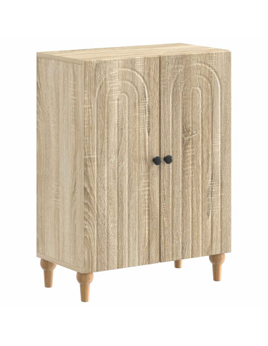Mobiletto da Bagno ALKMAAR Rovere Sonoma 59,5 x 31 x 80 cm