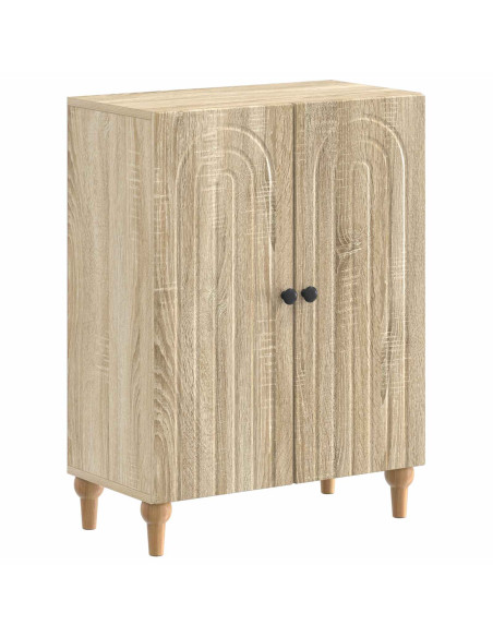 Mobiletto da Bagno ALKMAAR Rovere Sonoma 59,5 x 31 x 80 cm