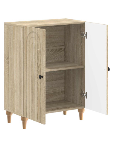 Mobiletto da Bagno ALKMAAR Rovere Sonoma 59,5 x 31 x 80 cm