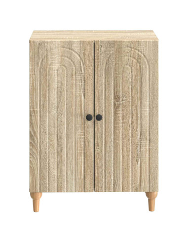 Mobiletto da Bagno ALKMAAR Rovere Sonoma 59,5 x 31 x 80 cm