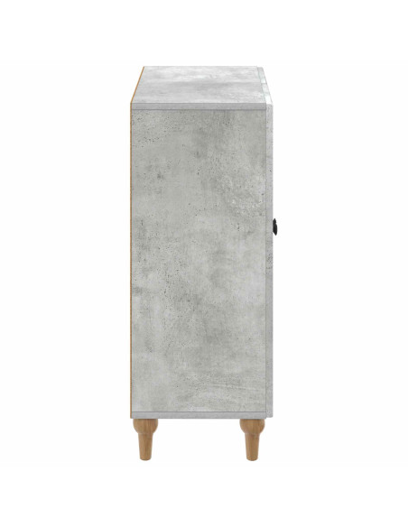 Mobiletto da Bagno ALKMAAR Grigio Cemento 59,5 x 31 x 80 cm