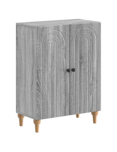 Mobiletto da Bagno ALKMAAR Sonoma grigio 59,5 x 31 x 80 cm