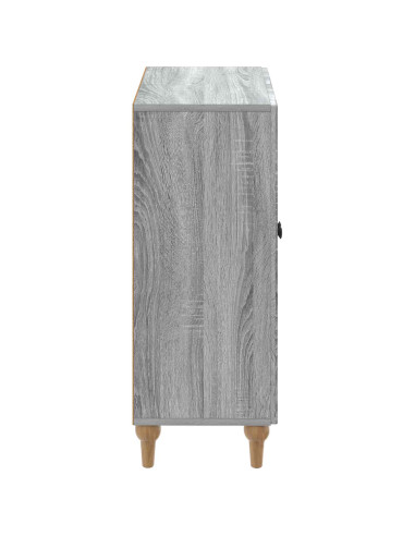 Mobiletto da Bagno ALKMAAR Sonoma grigio 59,5 x 31 x 80 cm