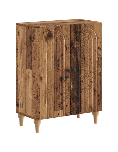 Mobiletto da Bagno ALKMAAR Legno antico 59,5 x 31 x 80 cm