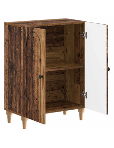 Mobiletto da Bagno ALKMAAR Legno antico 59,5 x 31 x 80 cm 2