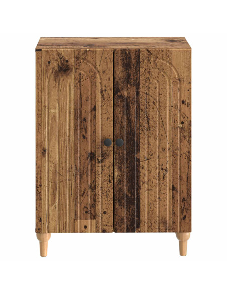 Mobiletto da Bagno ALKMAAR Legno antico 59,5 x 31 x 80 cm