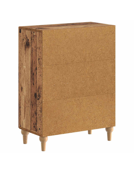 Mobiletto da Bagno ALKMAAR Legno antico 59,5 x 31 x 80 cm