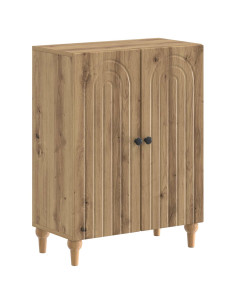 Mobiletto da Bagno ALKMAAR Rovere Artigianale 59,5 x 31 x 80 cm