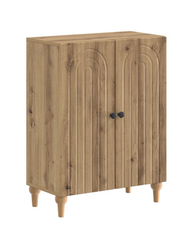 Mobiletto da Bagno ALKMAAR Rovere Artigianale 59,5 x 31 x 80 cm