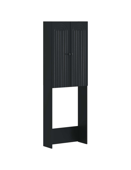 Mobile Bagno ALKMAAR Nero 66 x 25,5 x 190 cm