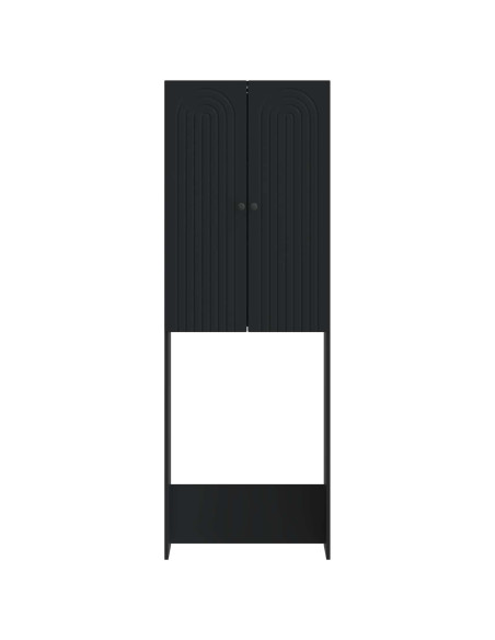 Mobile Bagno ALKMAAR Nero 66 x 25,5 x 190 cm