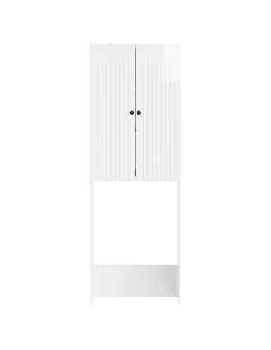 Mobile Bagno ALKMAAR Bianco Lucido 66 x 25,5 x 190 cm