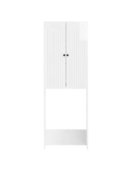 Mobile Bagno ALKMAAR Bianco Lucido 66 x 25,5 x 190 cm
