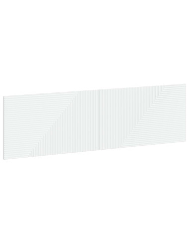 Testiera da Muro HAARLEM Bianco Legno ingegnerizzato