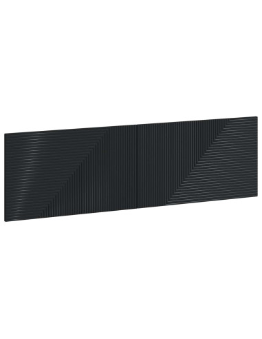 Testiera da Muro HAARLEM Nero Legno ingegnerizzato