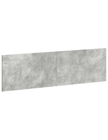 Testiera da Muro HAARLEM Grigio Cemento Legno ingegnerizzato