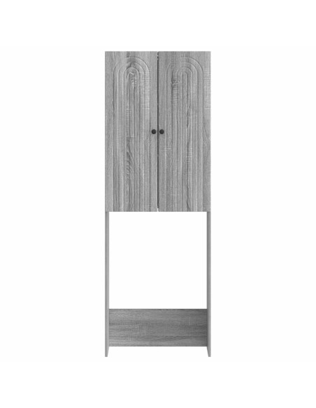 Mobile Bagno ALKMAAR Sonoma grigio 66 x 25,5 x 190 cm