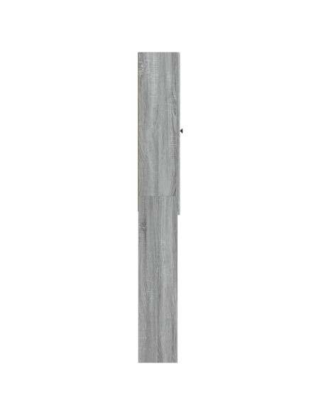 Mobile Bagno ALKMAAR Sonoma grigio 66 x 25,5 x 190 cm