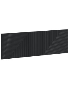 Testiera da Muro HAARLEM Nero Legno ingegnerizzato