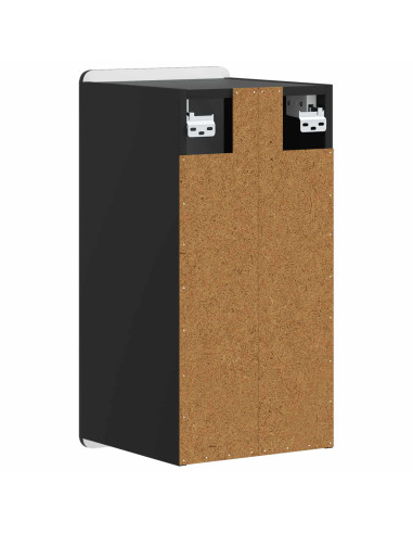 Armadio da bagno a muro ZWOLLE Nero 30 x 31 x 63 cm