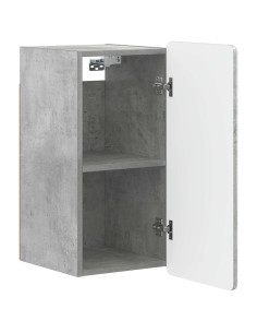Armadio da bagno a muro ZWOLLE Grigio Cemento 30 x 31 x 63 cm 2