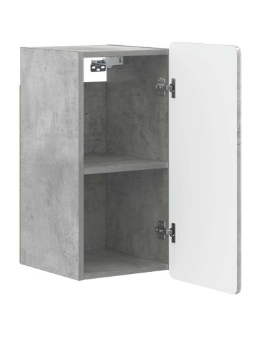 Armadio da bagno a muro ZWOLLE Grigio Cemento 30 x 31 x 63 cm