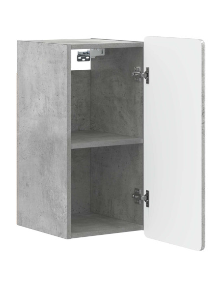 Armadio da bagno a muro ZWOLLE Grigio Cemento 30 x 31 x 63 cm