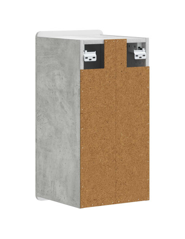 Armadio da bagno a muro ZWOLLE Grigio Cemento 30 x 31 x 63 cm