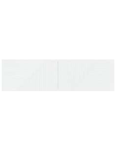 Testiera da Muro HAARLEM Bianco Legno ingegnerizzato 2