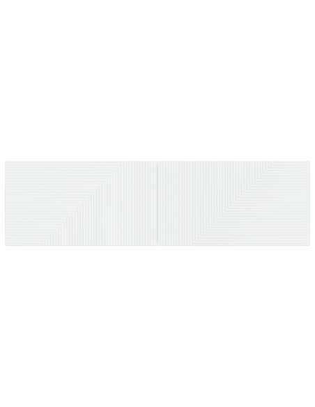 Testiera da Muro HAARLEM Bianco Legno ingegnerizzato