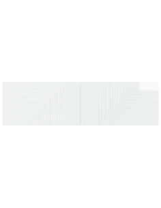 Testiera da Muro HAARLEM Bianco Lucido Legno ingegnerizzato 2