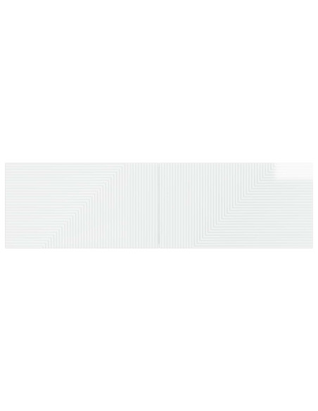 Testiera da Muro HAARLEM Bianco Lucido Legno ingegnerizzato