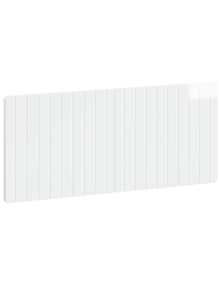 Testiera da Muro ZWOLLE Bianco Lucido Legno ingegnerizzato