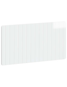 Testiera da Muro ZWOLLE Bianco Lucido Legno ingegnerizzato