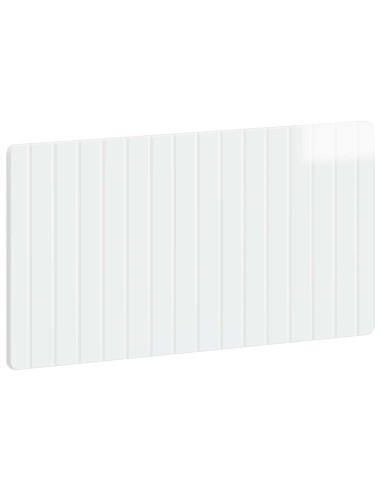 Testiera da Muro ZWOLLE Bianco Lucido Legno ingegnerizzato