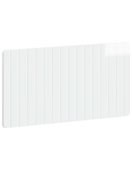 Testiera da Muro ZWOLLE Bianco Lucido Legno ingegnerizzato
