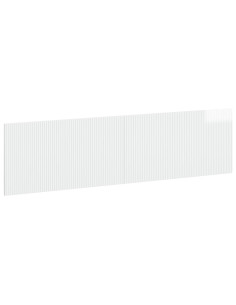 Testiera da Muro ARNHEM Bianco Lucido Legno ingegnerizzato